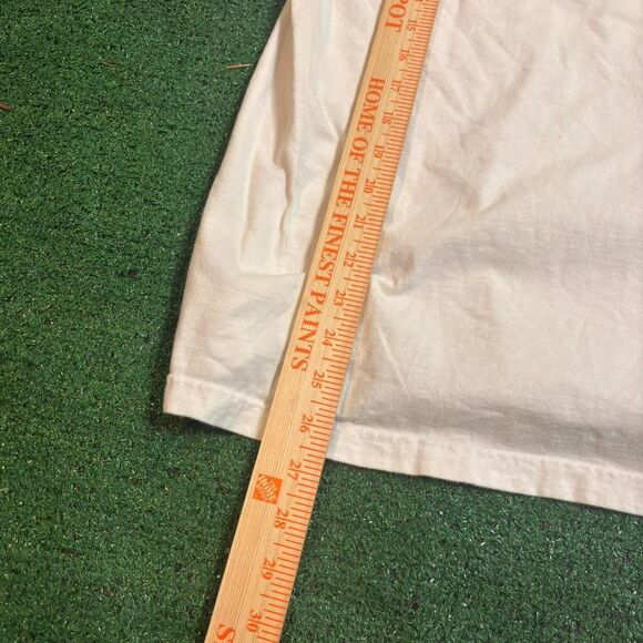 Crazy-shirts Men's White and Cream T-shirt - Picture 6 of 8